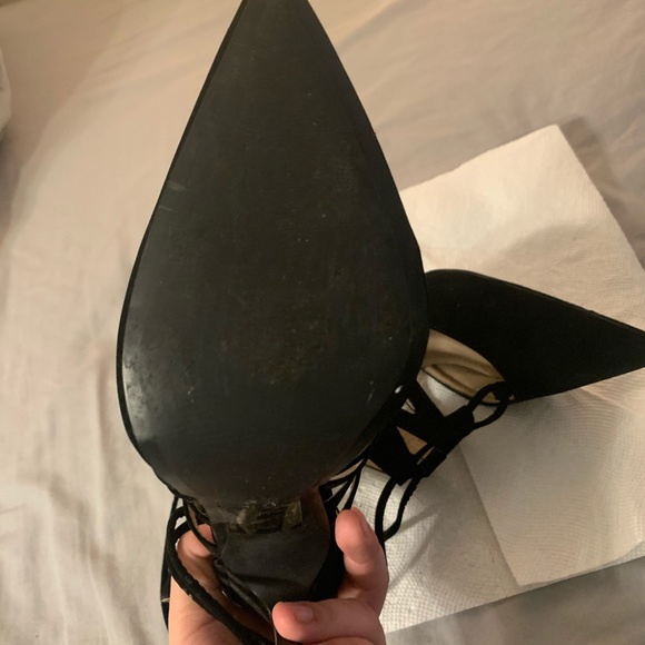 Black Strappy Stilettos - Picture 5 of 5